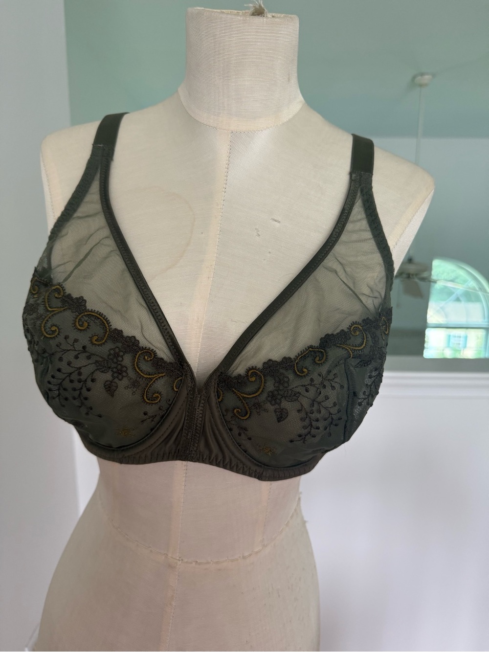 Simone Perele Olive Green Bra